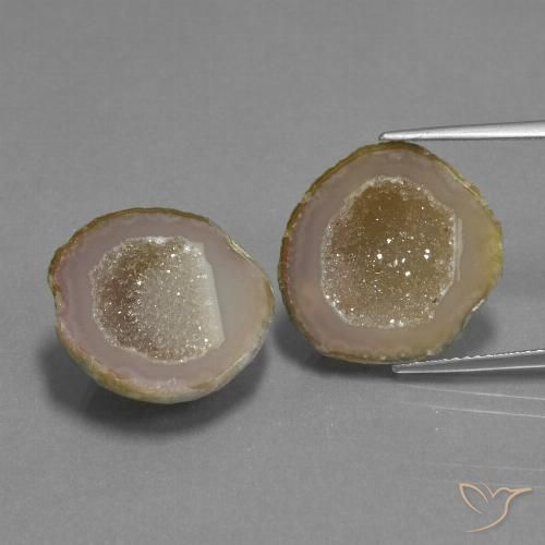 22.14 карата, натуральный Многоцветный Агатовая жеода, Необычная форма, Непрозрачный