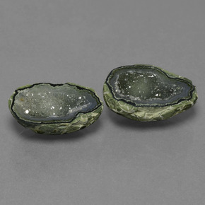  карата, натуральный Многоцветный Агатовая жеода, Необычная форма, Непрозрачный