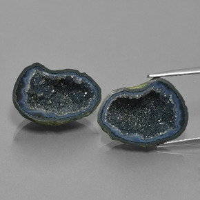  карата, натуральный Многоцветный Агатовая жеода, Необычная форма, Непрозрачный