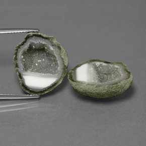 20.20 карата, натуральный Многоцветный Агатовая жеода, Необычная форма, Непрозрачный