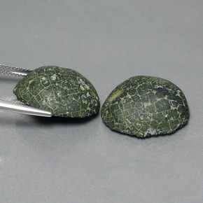 32.52 карата, натуральный Зеленый различных оттенков Агатовая жеода, Необычная форма, Непрозрачный