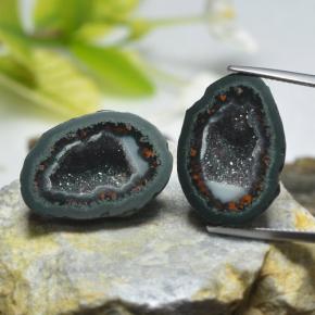 38.73 карата, натуральный Многоцветный Агатовая жеода, Необычная форма, Непрозрачный