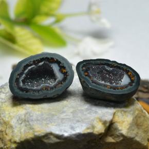 38.73 карата, натуральный Многоцветный Агатовая жеода, Необычная форма, Непрозрачный