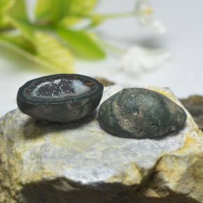 38.73 карата, натуральный Многоцветный Агатовая жеода, Необычная форма, Непрозрачный