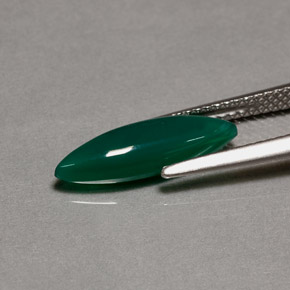 1.94 карата, натуральный Зеленый Агат, Прозрачный, Полупрозрачный