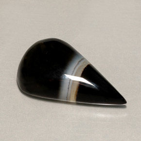 17.64 карата, натуральный Многоцветный Агат, Форма груши, Непрозрачный