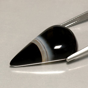 17.64 карата, натуральный Многоцветный Агат, Форма груши, Непрозрачный