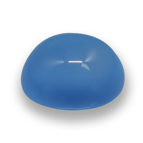 12.22 карата, натуральный Синий / Голубой Агат, Огранка Овал, Полупрозрачный