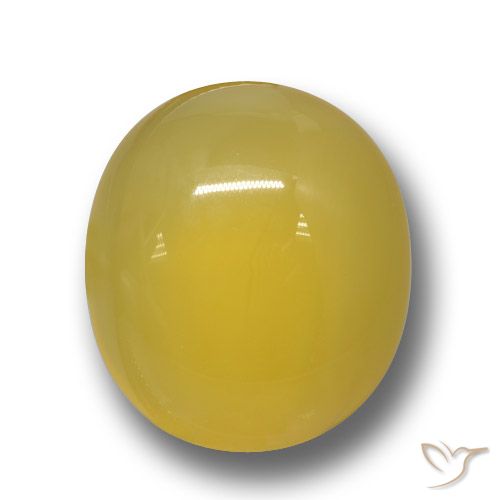 5.84ct Натуральный Золотисто-Апельсиновый Агат, Овал, Полупрозрачный