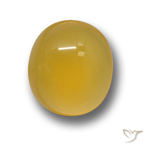 5.70ct Натуральный Золотисто-Апельсиновый Агат, Овал, Полупрозрачный