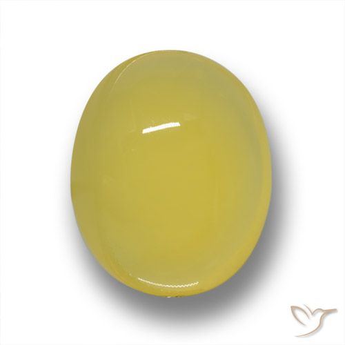 4.36ct Натуральный Тосканский желтый Агат, Овал, Полупрозрачный