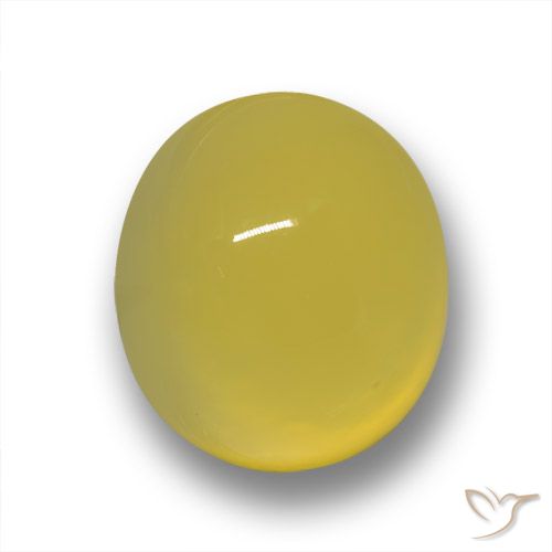 5.28ct Натуральный Желтоватое золото Агат, Овал, Полупрозрачный
