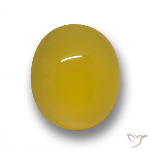 4.50ct Натуральный Медовый желтый Агат, Овал, Полупрозрачный