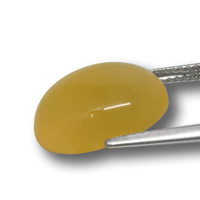 8.00 карата, натуральный Медовый желтый Агат, Огранка Овал, Полупрозрачный