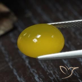 4.70 карата, натуральный Желтоватое золото Агат, Огранка Овал, Полупрозрачный