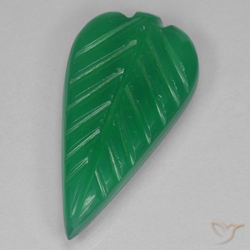 3.23 карата, натуральный Теплый зеленый Агат, Огранка Цветок, Полупрозрачный