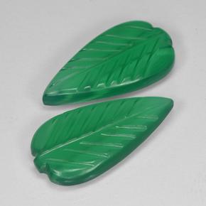 5.74 карата, натуральный Теплый зеленый Агат, Огранка Цветок, Полупрозрачный