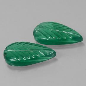 5.17 карата, натуральный Теплый зеленый Агат, Огранка Цветок, Полупрозрачный