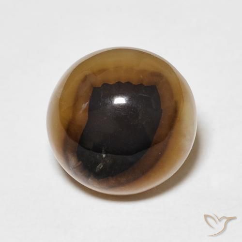 6.25ct Натуральный Многоцветный Агат, Круглый, Полупрозрачный
