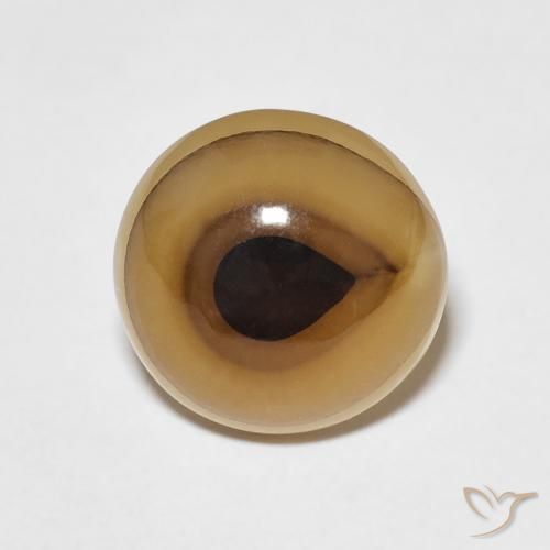 5.07ct Натуральный Многоцветный Агат, Круглый, Полупрозрачный