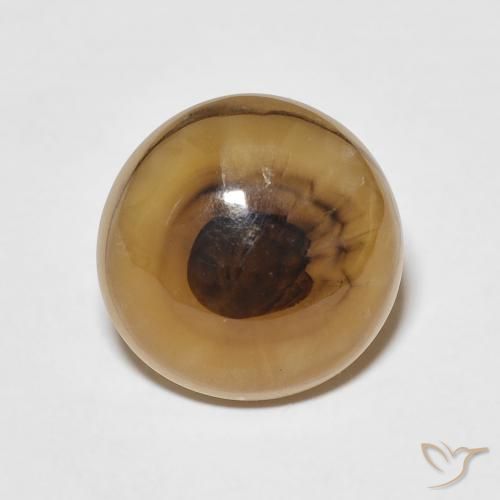 7.88ct Натуральный Многоцветный Агат, Круглый, Полупрозрачный