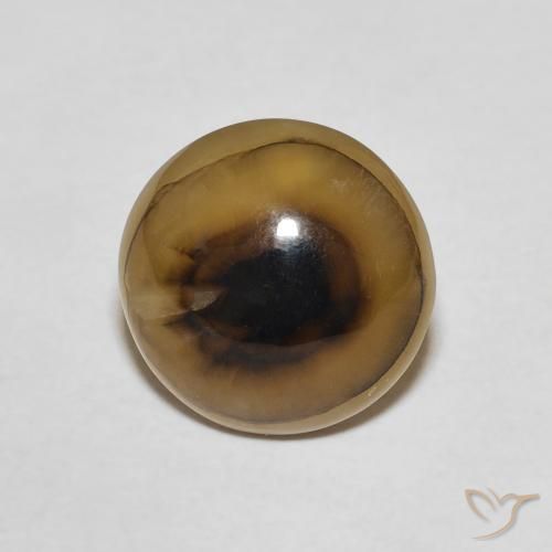 7.46ct Натуральный Многоцветный Агат, Круглый, Полупрозрачный