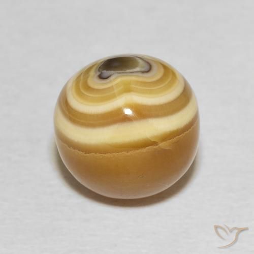 7.67ct Натуральный Многоцветный Агат, Сфера / Шар, Непрозрачный