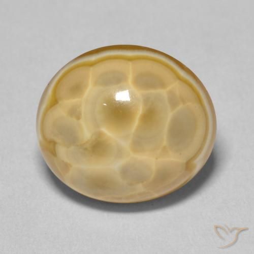 11.80ct Натуральный Многоцветный Агат, Овал, Непрозрачный
