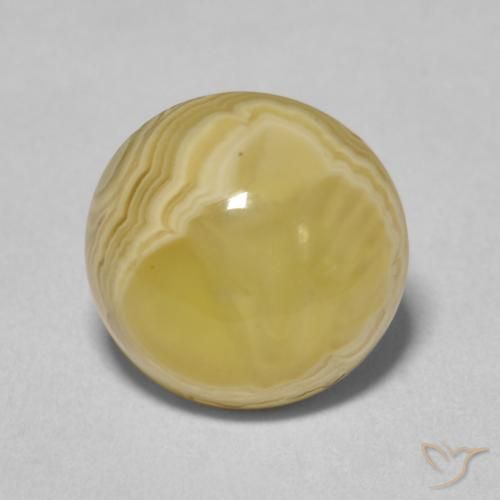 5.48ct Натуральный Многоцветный Агат, Круглый, Непрозрачный, Photo A