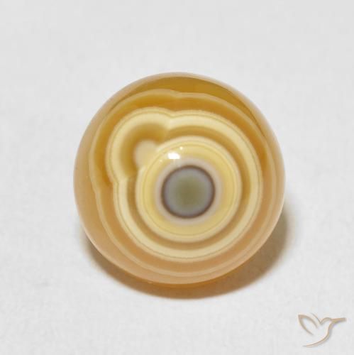 9.53ct Натуральный Многоцветный Агат, Круглый, Непрозрачный