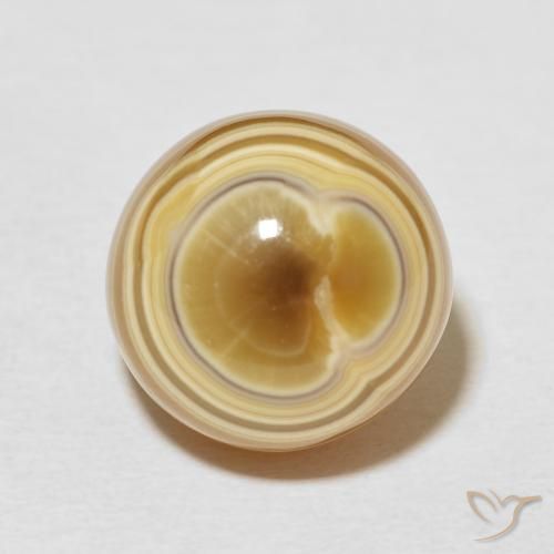 16.93ct Натуральный Многоцветный Агат, Круглый, Непрозрачный