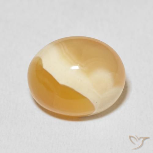 11.50ct Натуральный Многоцветный Агат, Овал, Непрозрачный
