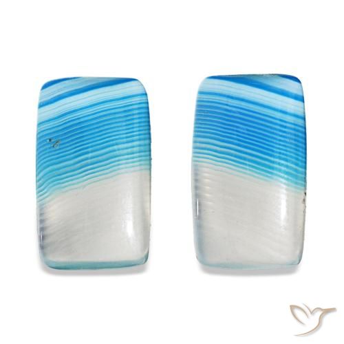 12.70 карата, натуральный Многоцветный Агат, Огранка Багет, Прозрачный