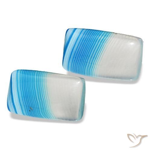 12.70 карата, натуральный Многоцветный Агат, Огранка Багет, Прозрачный