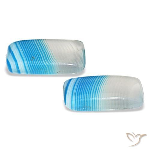 12.70 карата, натуральный Многоцветный Агат, Огранка Багет, Прозрачный