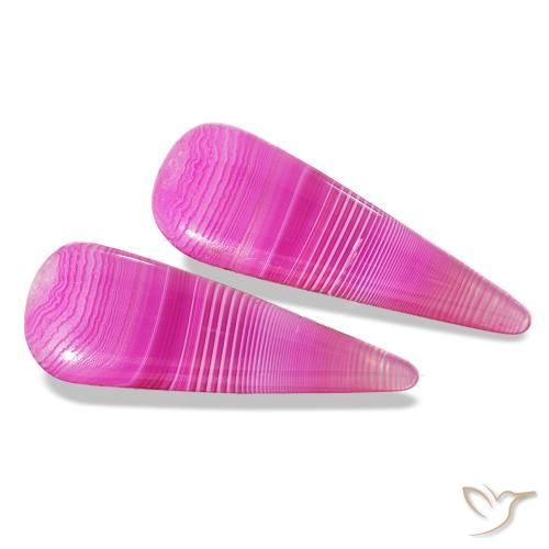 24.65 карата, натуральный Многоцветный Агат, Форма груши, Полупрозрачный