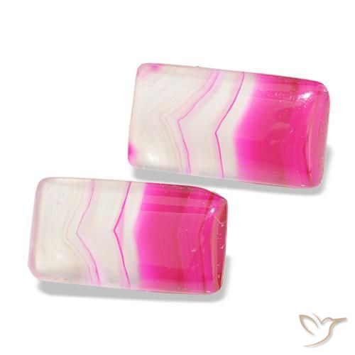 16.89 карата, натуральный Многоцветный Агат, Огранка Багет, Прозрачный