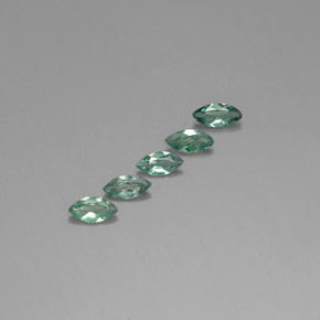  карата, натуральный Зеленый/Красный Александрит, Маркиза, Чистота VS