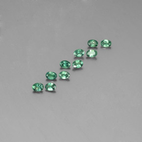  карата, натуральный Зеленый/Красный Александрит, Огранка Овал, Чистота VS