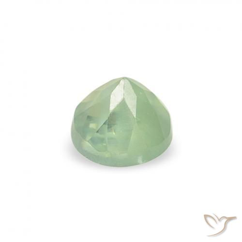 0.19 карата, натуральный Medium Light-Green Александрит, Круглый, VVS-VS