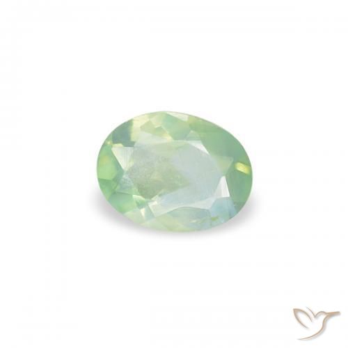0.16 карата, натуральный Очень светло-зеленый Александрит, Овал, Чистота VS