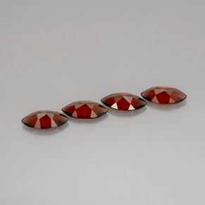  карата, натуральный Темно-красный Гранат Альмандин, Маркиза, Чистота VS