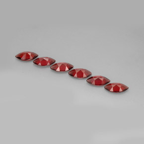  карата, натуральный Красный Гранат Альмандин, Маркиза, VVS-VS