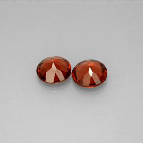  карата, натуральный Красный Гранат Альмандин, Огранка Круг, Чистота VS