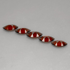  карата, натуральный Красный Гранат Альмандин, Маркиза, Чистота VS