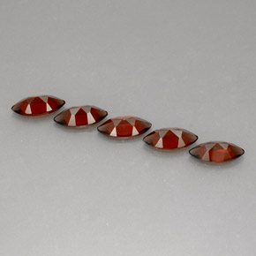  карата, натуральный Красный Гранат Альмандин, Маркиза, Чистота VS