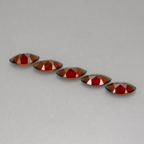  карата, натуральный Красный Гранат Альмандин, Маркиза, Чистота VS