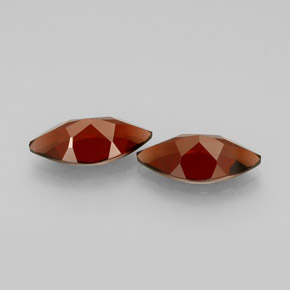  карата, натуральный Темно-красный Гранат Альмандин, Маркиза, Чистота VS