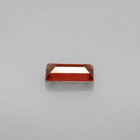 1.01 карата, натуральный Оранжево-Красный Гранат Альмандин, Огранка Багет, Чистота VS