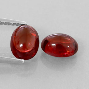  карата, натуральный Темно-красный Гранат Альмандин, Прозрачный, Полупрозрачный